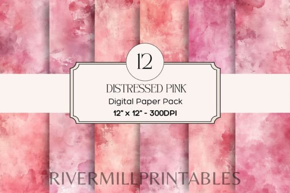 Download Grunge Pink Digital Paper Pack - Premium Resources